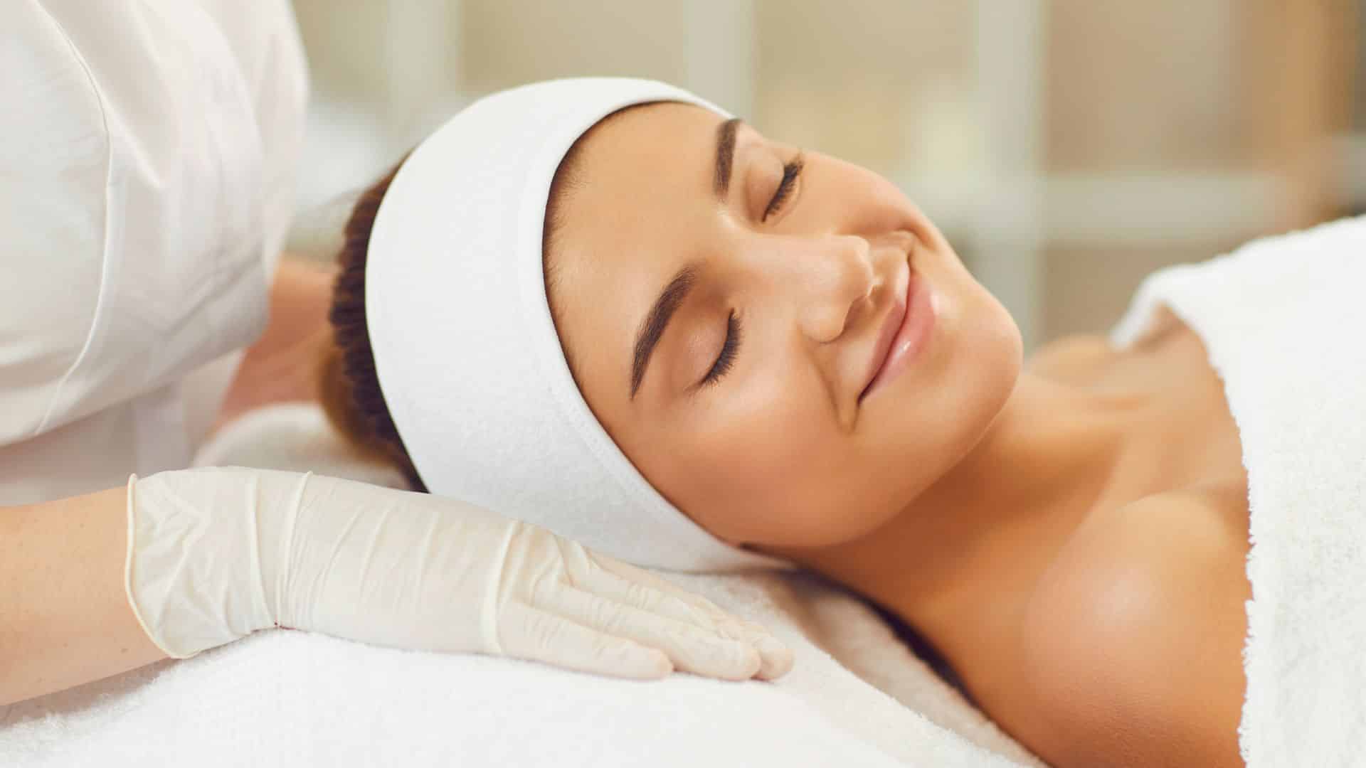 woman at a spa