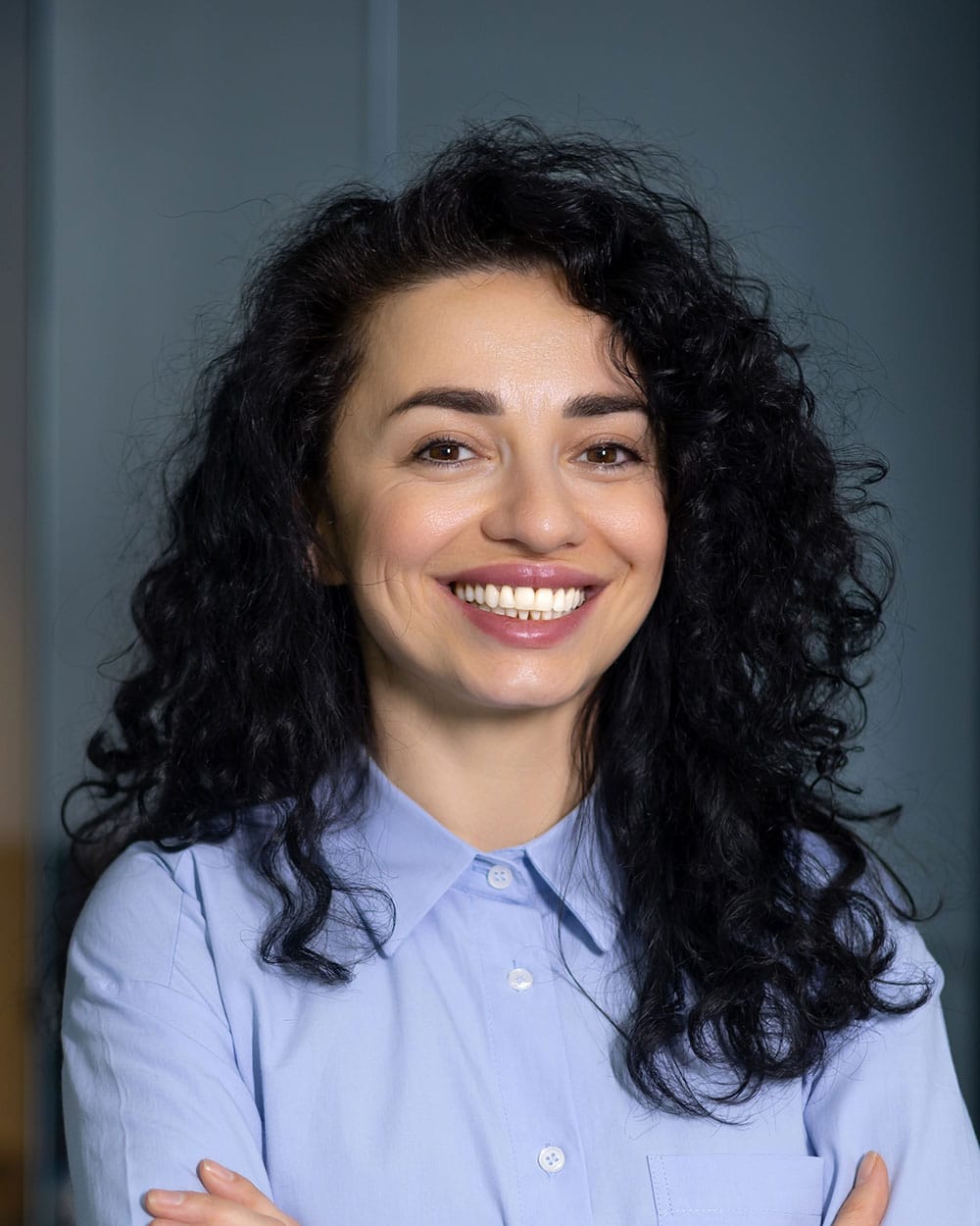 a person posing for the camera