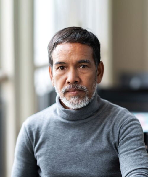 A Man Looking At The Camera